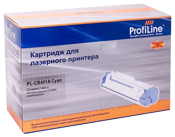 купить совместимый Картридж ProfiLine CB401A голубой совместимый с принтером HP (PL_CB401A_C) 