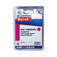 Картридж пурпурный MyInk PGI-1400XLM пурпурный совместимый с принтером Canon