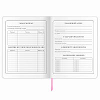 Дневник 1-4 класс 48 л., кожзам (гибкая), печать, фольга, ЮНЛАНДИЯ, "Милый Жираф", 106163