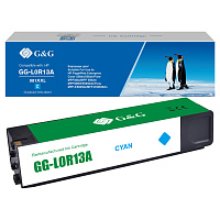 Картридж голубой экстра увеличенный G&G L0R13A голубой совместимый с принтером HP (GG-L0R13A)