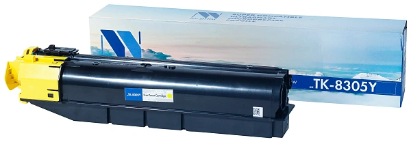 купить совместимый Картридж NV-Print TK-8305Y желтый совместимый с принтером Kyocera (NV-TK8305Y) 