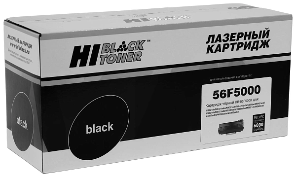 купить совместимый Картридж Hi-Black 56F5000 черный совместимый с принтером Lexmark (1504069p) 
