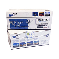 купить совместимый Картридж Uniton Premium W2031A без чипа голубой совместимый с принтером HP 