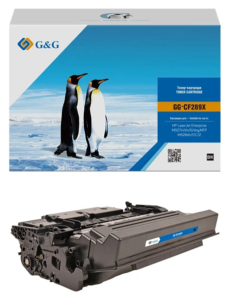 купить совместимый Картридж G&G CF289X черный совместимый с принтером HP (GG-CF289X) 