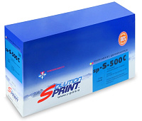 купить совместимый Картридж Solution Print CLP-500D5C голубой совместимый с принтером Samsung (SP-S-500C) 