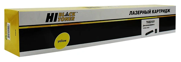 купить совместимый Картридж Hi-Black TK-8315Y желтый совместимый с принтером Kyocera (98960700163) 