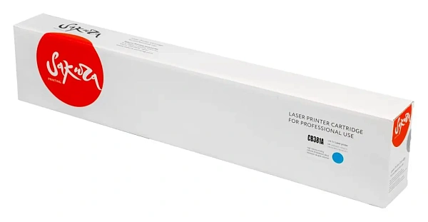 купить совместимый Картридж SAKURA CB381A голубой совместимый с принтером HP (SACB381A) 