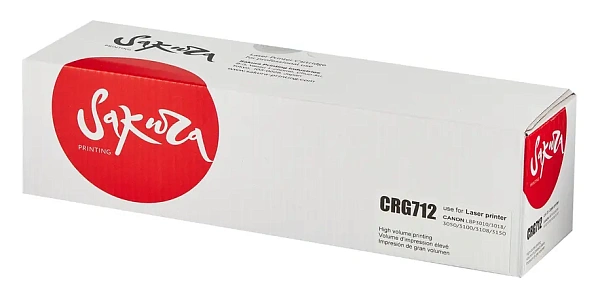 купить совместимый Картридж SAKURA 712 черный совместимый с принтером Canon (SACRG712) 
