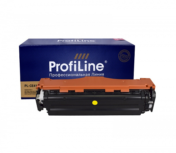 купить совместимый Картридж ProfiLine CE412A желтый совместимый с принтером HP (PL_CE412A_Y) 