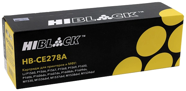 купить совместимый Картридж Hi-Black CE278A черный совместимый с принтером HP (120012091) 
