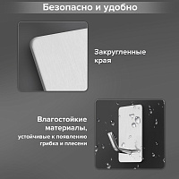 Крючки самоклеящиеся универсальные 2,5x4,5 см, КОМПЛЕКТ 8 шт., сталь, серебристые, LAIMA Home, 60878