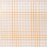 Бумага масштабно-координатная (миллиметровая), папка, А4, оранжевая, 10 листов, 65 г/м2, STAFF, 1134