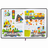 Дневник 1-4 класс 48 л., кожзам (гибкая), печать, фольга, ЮНЛАНДИЯ, "Котик", 106923