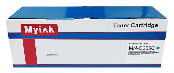 купить совместимый Картридж MyInk 055C голубой совместимый с принтером Canon (125196) 