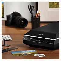 Сканер планшетный EPSON Perfection V600 Photo (B11B198033), А4, 15 стр./мин, 6400x9600