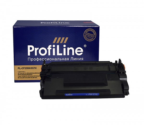 купить совместимый Картридж ProfiLine CF259X/057H без чипа черный совместимый с принтером HP (PL_CF259X/057H_no_chip) 