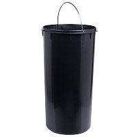 Ведро-контейнер для мусора (урна) с педалью LAIMA "Classic", 30 л, зеркальное, нержавеющая сталь, со