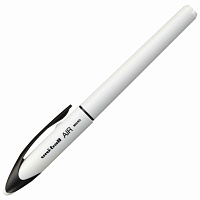 Ручка-роллер Uni-Ball "AIR Micro", СИНЯЯ, корпус белый, узел 0,5 мм, линия 0,24 мм, 15906, UBA-188-E