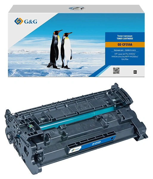 купить совместимый Картридж G&G CF259A черный совместимый с принтером HP (GG-CF259A) 