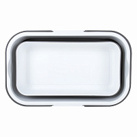 Таз складной силиконовый 16 литров со складными ручками 47х28 см для дома и дачи, LAIMA Home, 608671