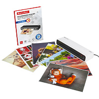 Ламинатор BRAUBERG L460-W БЕЛЫЙ, формат A4, толщина пленки 75-125 мкм, скорость 30 см/мин, 532269