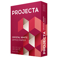 Бумага офисная А4, 80 г/м2, 500 л., марка А, PROJECTA, Россия, 168% (CIE)