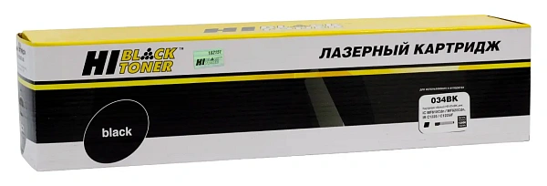 купить совместимый Картридж Hi-Black 034BK черный совместимый с принтером Canon (101131351) 