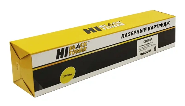 купить совместимый Картридж Hi-Black CB382A желтый совместимый с принтером HP (99620060) 