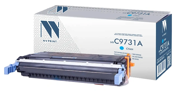 купить совместимый Картридж NV-Print C9731A голубой совместимый с принтером HP (NV-C9731AC) 