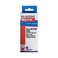 Картридж фотосиний XXL MyInk CLI-481PBXXL фотосиний совместимый с принтером Canon