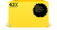 купить совместимый Картридж T2 Q5942X черный совместимый с принтером HP (TC-H42X) 