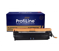 купить совместимый Картридж ProfiLine CE741A голубой совместимый с принтером HP (PL_CE741A_C) 