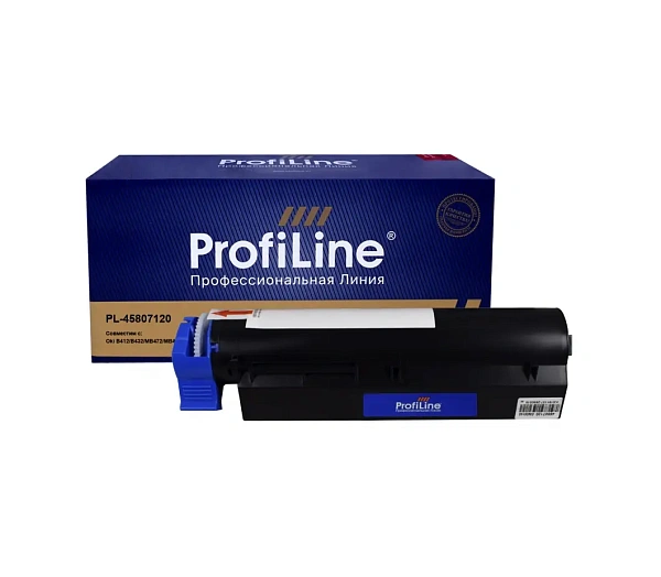 купить совместимый Картридж ProfiLine 45807120 черный совместимый с принтером Oki (PL_45807120) 