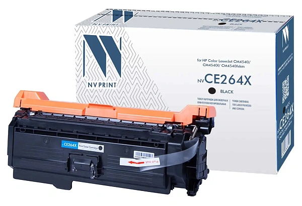 купить совместимый Картридж NV-Print CE264X черный совместимый с принтером HP (NV-CE264XBk) 