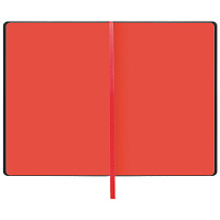 Блокнот А5 (148x218 мм), BRAUBERG "Metropolis Mix", под кожу, 80 л., в точку, черный, 113314