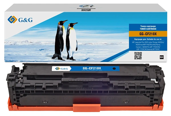 купить совместимый Картридж G&G CF210X черный совместимый с принтером HP (GG-CF210X) 