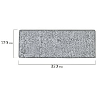 Комплект для уборки: швабра, ведро 11 л/9 л двухкамерное с отжимом, насадка МОП (кармашки с двух сто