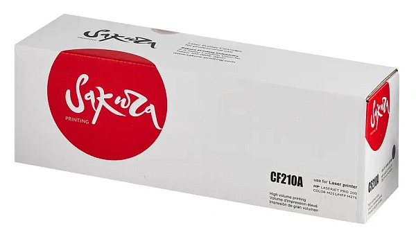 купить совместимый Картридж SAKURA CF210A черный совместимый с принтером HP (SACF210A) 