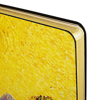 Ежедневник недатированный А5 (138х213 мм), BRAUBERG VISTA, под кожу, гибкий, 136 л., "Van Gogh", 111