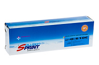 купить совместимый Картридж Solution Print 44315323 голубой совместимый с принтером Oki (SP-O-610 C) 