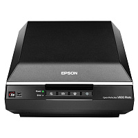 Сканер планшетный EPSON Perfection V600 Photo (B11B198033), А4, 15 стр./мин, 6400x9600