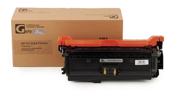 купить совместимый Картридж GalaPrint CF322A желтый совместимый с принтером HP (GP_CF322A_Y) 