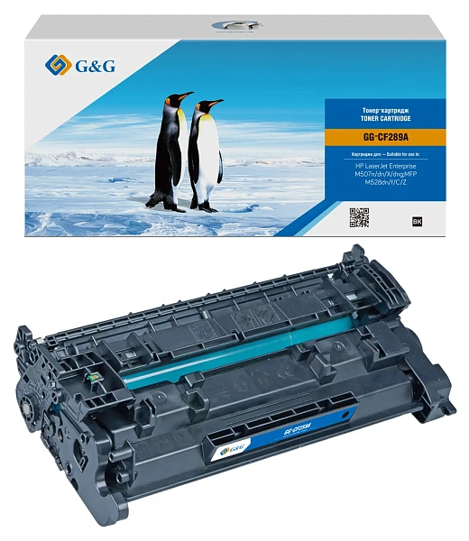 купить совместимый Картридж G&G CF289A черный совместимый с принтером HP (GG-CF289A) 