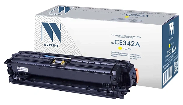 купить совместимый Картридж NV-Print CE342A желтый совместимый с принтером HP (NV-CE342AY) 