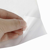 Плёнка для ручного ламинирования, самоклеящаяся, прозрачная, рулон, 400 мм х 3 м, 75 мкм, BRAUBERG, 