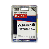 Картридж черный MyInk LC563BK черный совместимый с принтером Brother