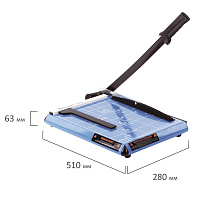 Резак сабельный BRAUBERG TS412 SABER, на 12 л., длина реза 300 мм, металлическое основание, A4, 5318