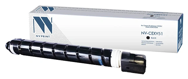 купить совместимый Картридж NV-Print C-EXV51BK черный совместимый с принтером Canon (NV-CEXV51Bk) 