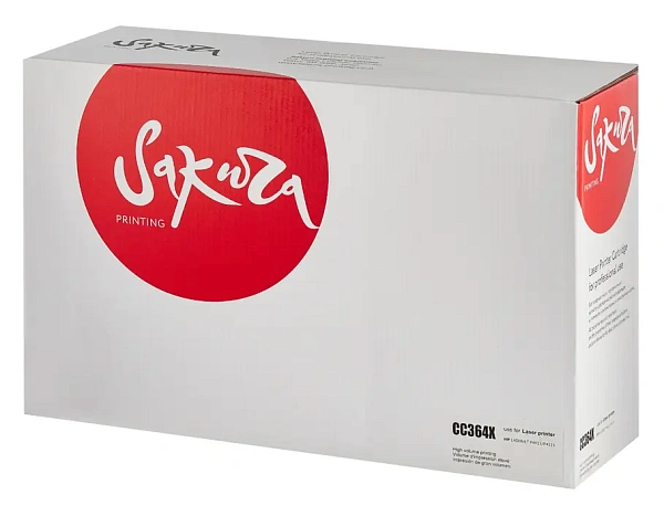 купить совместимый Картридж SAKURA CC364X черный совместимый с принтером HP (SACC364X) 
