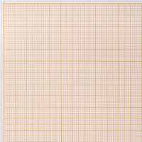 Бумага масштабно-координатная (миллиметровая), скоба, БОЛЬШОЙ ФОРМАТ А3, оранжевая, 8 листов, 65 г/м